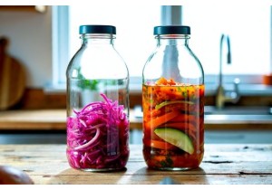 Glass Brine Bottles Fermentation Ready and Salt Corrosion Proof