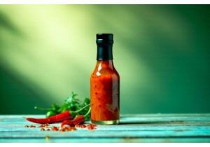 Glass Hot Sauce Bottles Heat Resistant and Splash Free Caps