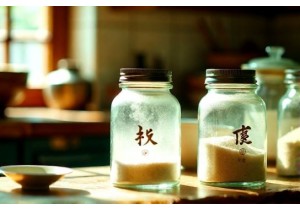 Glass Sugar Bottles Vintage Style Refillable Kitchen Storage