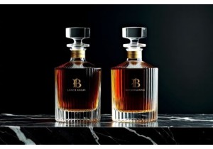 Glass Liquor Bottles Heavy Base and Premium Embossed Branding