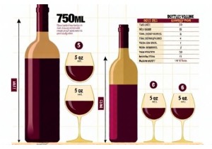 Wine Glass Serving Guide How Many 5oz Drinks Fit in a 750ml or 1L Bottle