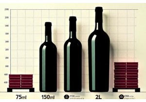 Wine Bottle Size Guide 750ml 1L and 2L Glass Dimensions Compared