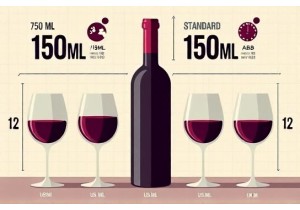 How Many Glasses Are in a 750ml Bottle of Wine for Standard Serving