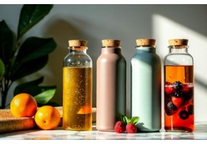Versatile Glass Water Bottles Suitable for Juice Kombucha Tea and Infused Water