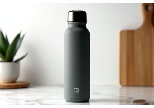 BK R Inspired Glass Water Bottles with Leak Proof Lids and Custom Options