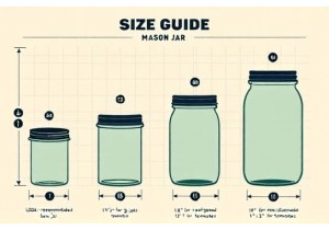 Glass Container Size Guide For Canning Brewing and Food Storage Applications
