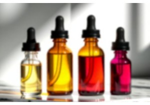 Lab Grade Amber Glass Bottles for Juice Extract Concentrates