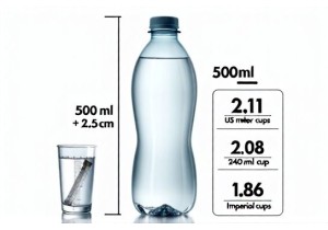 500 Milliliter Bottle Dimensions How Many Cups Does It Hold