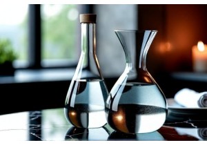 Elegant Glass Water Carafes and Bottles for Restaurants and Catering Services