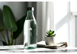 Stylish 2 Liter Glass Water Bottles for Healthy Hydration and Custom Logos