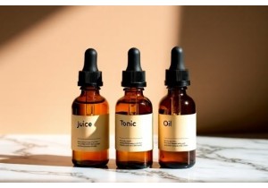 Minimalist Glass Dropper Bottles for Functional Beverage ...