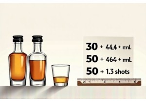 How Many Shots Fit in a 50ml Bottle Versus a 30ml Bottle Based on 1 5oz Standard
