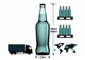 500ml Bottle Size in Inches and Centimeters For Shelf Planning and Shipping