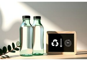Eco Friendly Glass Bottles with Recyclable Glass Lids