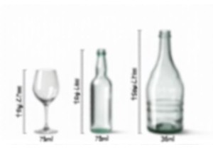 750ml Wine Glass vs 750ml Glass Bottle Size Differences