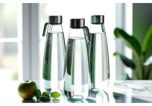 Stylish Glass Bottles for Water Featuring Leak Proof Lids and Ergonomic Design