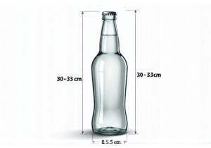 What Is the Height and Diameter of a Standard 1 Liter Glass Bottle