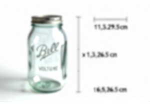 1 Gallon Glass Jar Dimensions in Inches and Centimeters for Storage Use