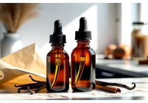 Glass Baking Extract Bottles Dark Amber and Dropper Compatible
