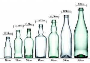 1 Liter Glass Bottle Size Chart From Height to Diameter Measurements