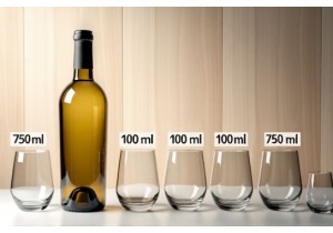 Every Bottle Holds How Many Glasses? 100mL Cup + 750mL Bo...
