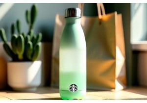 Starbucks Inspired Glass Water Bottles for Branded Promotions and Gifts