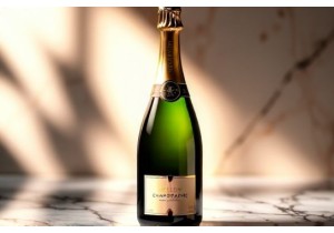 Luxury Champagne Bottle Packaging with Foil Caps and Wire Cages