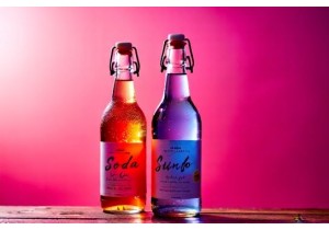 Glass Bottles for Artisanal Sodas with Swing Top Glass Closure