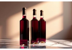 Custom Clear Glass Wine Bottles with UV Protection for Red Wines