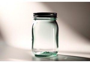 Glass Jar with Glass Lid Airtight Sealing for Food Safety
