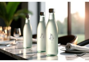 Custom Printed Glass Water Bottles for Events Conferences and Weddings