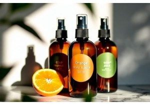 Custom Printed Glass Spray Bottles for Natural Juices