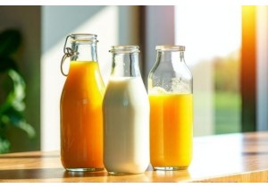 Heavy Duty Glass Bottles for Commercial Milk and Juice Brands