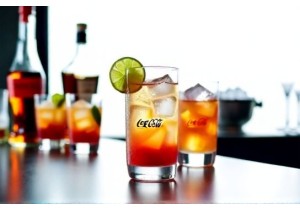 Coca Cola Cup Style Glassware for Bars and Branded Promot...
