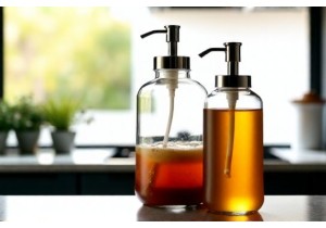 Glass Beverage Dispensers with Pump Tops