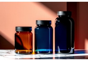 Glass Herb Storage Jars with UV Blocking Design