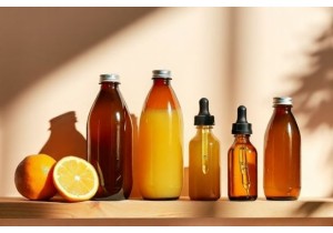 Refillable Glass Juice Bottles Supporting Sustainable Bra...