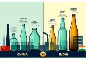 Glass Bottle Manufacturer Cost Breakdown: China vs India