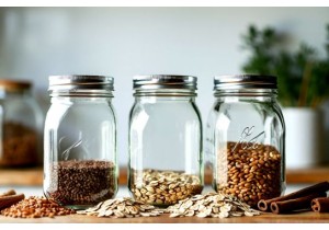 Half Gallon Glass Jars Perfect for Bulk Food Storage