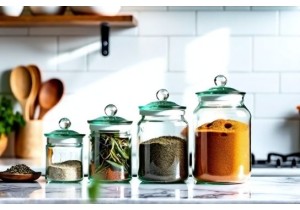 Borosilicate Glass Jars with Tempered Lids