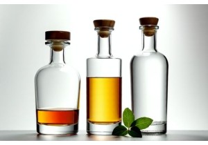 Clear Glass Wine Bottles Eco Friendly Recycled Content Op...